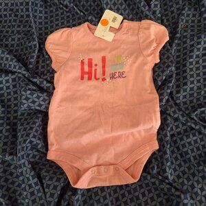 Hi I'm new Here onesie 6 months